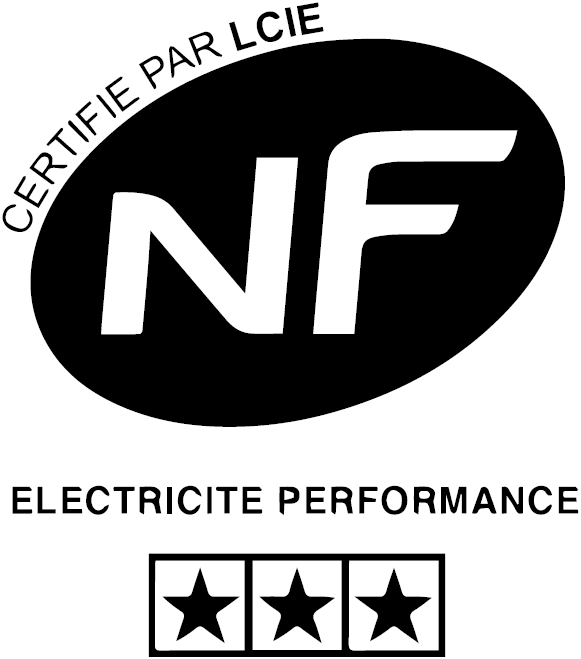 Certifi&eacute; NF par LCIE, electric performance